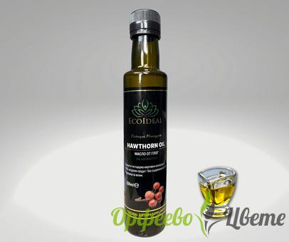 СУПЕР ХРАНИ Студено пресовани масла МАСЛО ОТ ГЛОГ EcoIdeal 250ml / Hawthorn oil /  Crataegus Manogyna oil 250 ml 